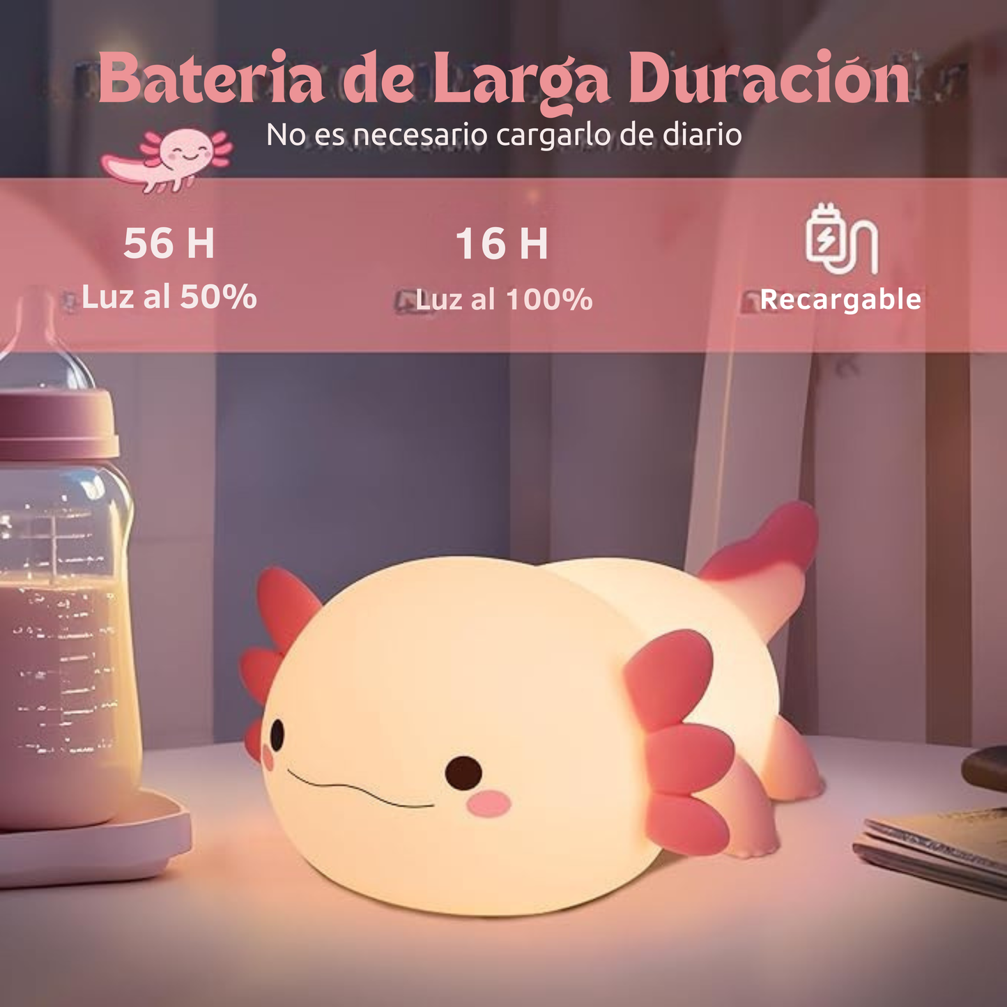 Lámpara Relajante de Ajolote