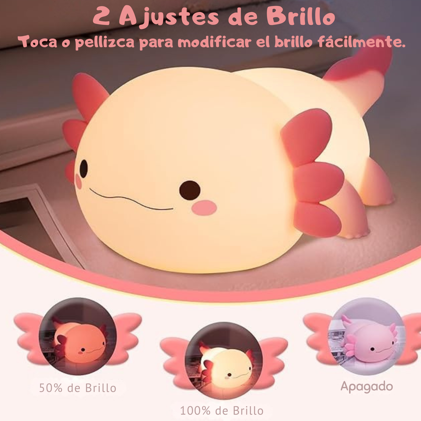 Lámpara Relajante de Ajolote